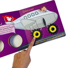 Resim Sincap Kitap Tekerlekler İş Başında Eğlenceli Taşıyıcı Araçlarım 