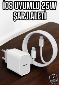 Resim Şarj Aleti Apple iOS 15/15 Pro Max Uyumlu Şarj Adaptörü Ve Kablosu 