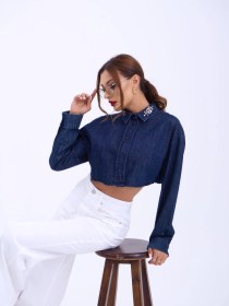 Resim Sidelya Concept 6603 Kot Bluz-mavi Mavi 