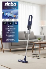 Resim Sinbo SVC-8628 Kablolu Dikey Elektrikli Süpürge - Mavi 