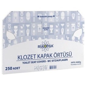 Resim Rulopak Klozet Kapak Örtüsü 250 Adet 