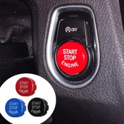 Resim Car Start Stop Engine Switch Ignition Button Cover for BMW 1, 2, 3, 4, 5, 6, 7, X1, X3, X4, X5, X6, F20, F30, F34, F10, F48, F52, F15, F16, F25, F26 - ABS Material - AggHSYJ Brand 