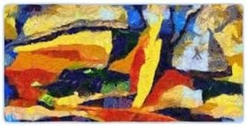 Resim Colorix Carpet Kaymaz Taban Tezgah Önü Mutfak Paspası 75x150 Cm No: 039 