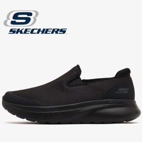 Resim Skechers Go Walk Arch Fit N-Joy 217074 Erkek Spor Ayakkabı SİYAH | Orijinal 
