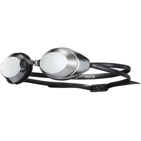 Resim Vecta Aynalı Yarış Yüzücü Gözlüğü Gri - Siyah 