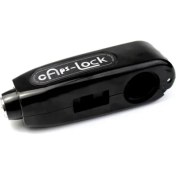 Resim Pengfushop5 Siyah Stil Evrensel Motosiklet Kilidi Scooter Gidon Emniyet Kilidi Fren Gaz Kelebeği Kavrama Hırsızlığa Karşı Koruma Güvenlik Kilitleri Li (Yurt Dışından) 