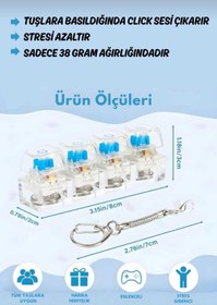 Resim NEWSTORE HOME Işıklı Klavye-Stres Giderici Anahtarlık 