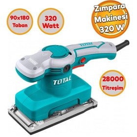 Resim Total TF1301826 320 W Titreşimli Zımpara Makinesi 