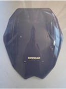 Resim Motocam Yamaha Nmax Siperlik Ön Cam 2025 Model 44cm Füme Renkli 4mm Spor Cam 