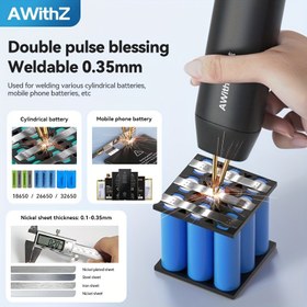 Resim AWithZ Taşınabilir Mini El Tipi Dikiş Makinesi - USB Şarj Edilebilir Çift Mod (Manuel/Auto), 35V AC/DC Güç, 18650, Nikel, Demir Dikiş Aracı, DIY Tamir ve Profesyonel Kullanım İçin, Mini Spot Dikiş Makinesi, DIY Tamir Aracı, Şık Tasarım, Sağlam İnşaat 