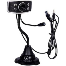 Resim Everest SC-825 300K 480P USB Mikrofonlu Görüş Ledli Webcam 