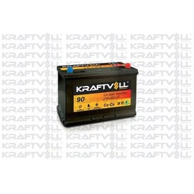 Resim Kraftvoll-18010015 - Aku 12v 90 Ah N70 306 173 225 Tam Kapalı 