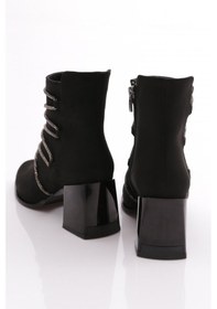 Resim Dgn 746 Kadin Topuklu Bot 746-1922-R1680 Siyah 