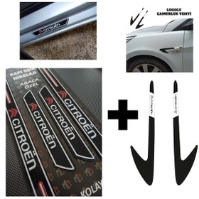 Resim Citroen C5 Kapı Eşiği + Logolu Çamurluk Venti Set 