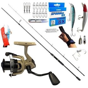 Resim Okuma Wave Up 270cm 10-40gr Okuma Outrax 4000 Rapala Maket Balık Spin Olta Takımı Seti 