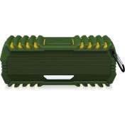 Resim New Rixing NR-5015 Dokulu Tasarım Taşınabilir Bluetooth Hoparlör - Yeşil (Yurt Dışından) 