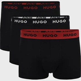 Resim Hugo Erkek Boxer 50532611 010 Siyah Siyah 