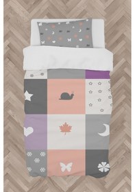 Resim Mekta Home Bebek Ve Çocuk Odası Renkli Soft Ve Karışık Figür Desenli Nevresim Takımı 