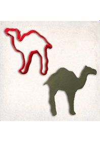 Resim Deve-1 Kurabiye Kalıbı Şekillendirici Kopat KIrmızı 