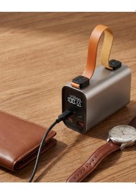 Resim 50000 Mah Güçlü Powerbank Dijital Göstergeli Çoklu Nrzsnt - 82 Usb Çıkışlı siyah 