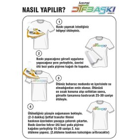 Resim Ütü İle Yapışan Tekstil Dtf Baskı Görseli 574 