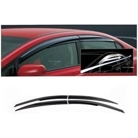 Resim Volkswagen Polo Mugen Cam Rüzgarlığı 2010-2016 4 Lü Set Sunplex 