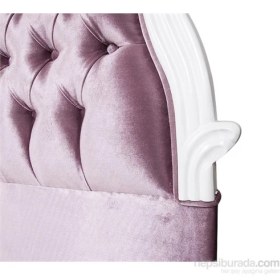 Resim Pudra Pembesi Oymalı Luxory Yatakbaşı 