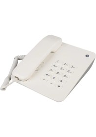 Resim General Electric TK-30043 Ekransız Beyaz Masaüstü Telefon 