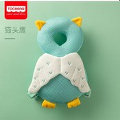 Resim Dianziye Bayi Yürüme Koruyucu Kafatası Yastığı - Baykuş Desenli Ağ Kumaşı, 30cm, Toksiksiz Ve Dayanıklı, Çocuk Güvenliği İçin 