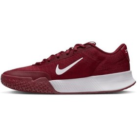 Resim Nike Nikecourt Vapor Lite 2 Erkek Sert Kort Tenis Ayakkabısı Dv2018-600 Bordo 