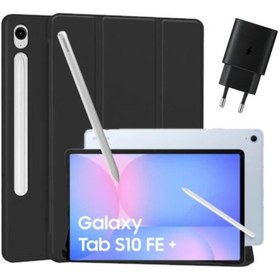 Resim Samsung Galaxy Tab S10 Fe Plus Wifi 12 Gb Ram 256 Gb MAVİ Kalem Kılıf Şarj Başlık Cam ( Türkiye Garantili) 