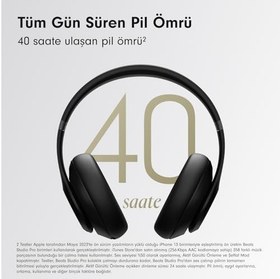 Resim Beats Studio Pro - Gürültü Önleme Özellikli Kablosuz Bluetooth Kulaklık - Kişiselleştirilmiş Uzamsal Ses, USB-C Kayıpsız Ses, Apple ve Android Uyumluluğu, 40 Saate Varan Pil Ömrü - Siyah 