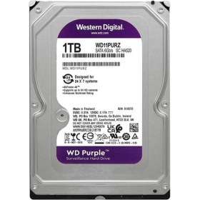 Resim 1 TB WD 3.5 PURPLE SATA3 5400RPM 64MB 7/24 GUVENLIK WD11PURZ (3 YIL RESMI DIST GARANTILI) 