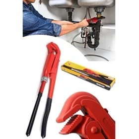 Resim Renklimestore Maşalı Boru Anahtarı 1 Inc Ayarlı Boru Anahtarı 1410 