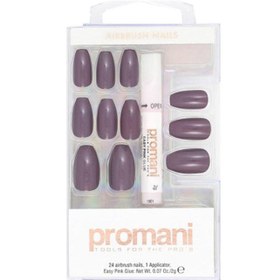 Resim Promani Takma Tırnak Kiti - Mürdüm No:PR-5659 