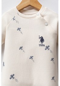 Resim U.S. Polo Assn. U.s. Polo Assn Erkek Bebek Krem Tulum Usb2604-c-v1 Krem 
