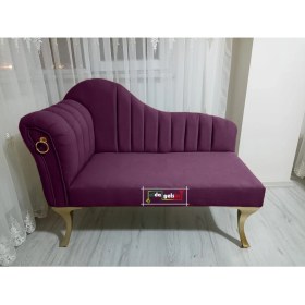Resim AldaGelsin Yeni Model Ultra Lüks Alda Çizgili Josefin Bench Puf Berjer 110 cm 