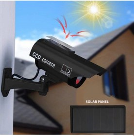 Resim Güneş Enerjili Solar Sahte Kamera Solar Caydırıcı 