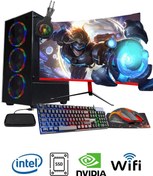 Resim Ramtech Full Force FF46 i5-4570 16 GB 240 GB SSD GTX1050Ti 23.6" Masaüstü Oyuncu Bilgisayarı 