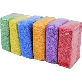 Resim Lino Kurumayan Köpüklü Oyun Hamuru 10 Gr. x 6 Renk 