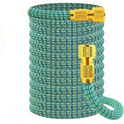Resim Garden Hose, Brass Connectors ile Genişletilebilir Bahçe Hortumu, Durable TPE İç Tüp, Yüksek Basınçlı Araba Yıkama, Çim ve Bahçe Sulama, Rahat ve Uzun Ömürlü, Bahçe için Hortum 