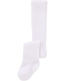 Resim Bibaby Biorganic Klasik Düz Beyaz Külotlu Çorap 68442 Beyaz 001 