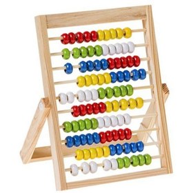 Resim feifei Sunman Ahşap Ayaklı Abaküs -Ürün ölçüleri 20 x 16 x 1,5 cm 