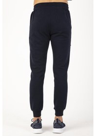 Resim Maraton Sportswear Regular Erkek Ribana Paça Basic Koyu Mavi Eşofman Altı 21299-koyu Mavi Koyu Mavi 