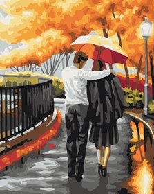 Resim Sayılarla Boyama Seti - Sevgili - 80x100 