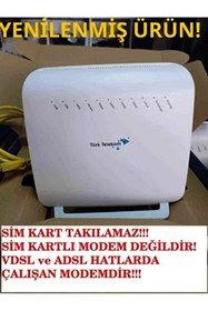 Resim KYNC Zyxel VMG3312-B10B 4 Port 300 Mbps Vdsl2 Adsl2 Modem Router Refrubished 