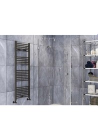 Resim Toprak Havlupan 50/120CM Siyah Renk Düz Havlupan Radyatör 