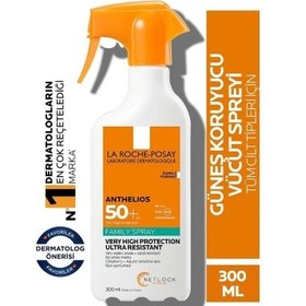 Resim La Roche Posay Anthelios Family Sprey Vücut Güneş Kremi Spf+50 300ml 