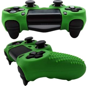 Resim Cosmostech Playstation 4 Ps4 Dualshock 4 Oyun Kolu Joystick Silikon Koruyucu Kılıf Yeşil 