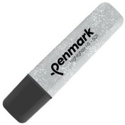Resim Penmark Fosforlu Kalem Metalik Simli Gümüş 